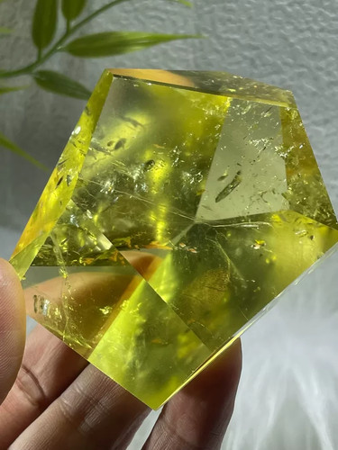 Natural citrine polished - natural,