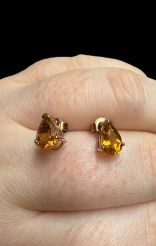 9K Rose Gold Citrine E