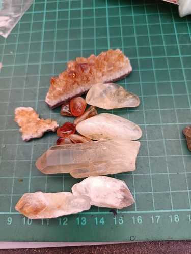 Citrine crystals small cluster - citrine,