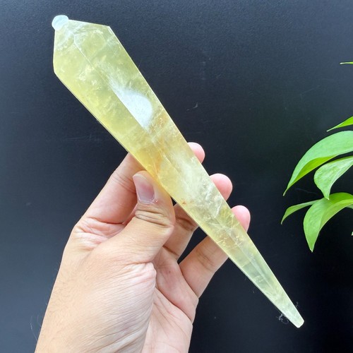 290gnatural citrine wand - 290gnatural,