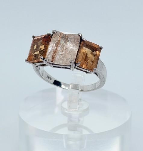 Platinum silver citrine - silver,