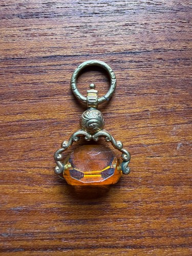 Victorian basket fob pendant - victorian,