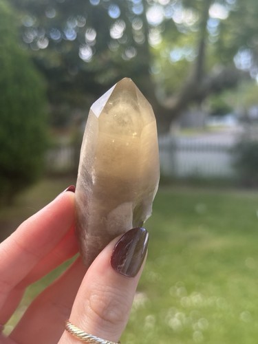 Smoky citrine quartz - smoky, –