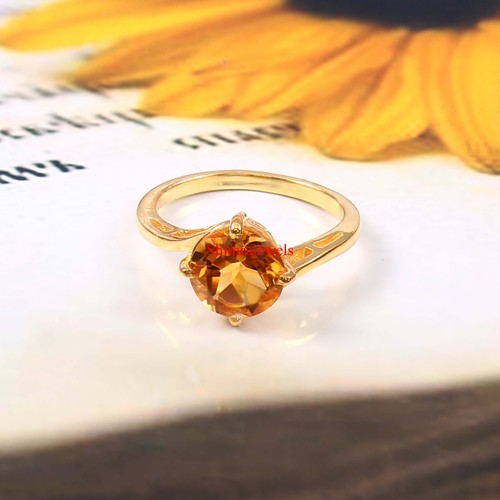 Natural citrine gemstone with - natural,