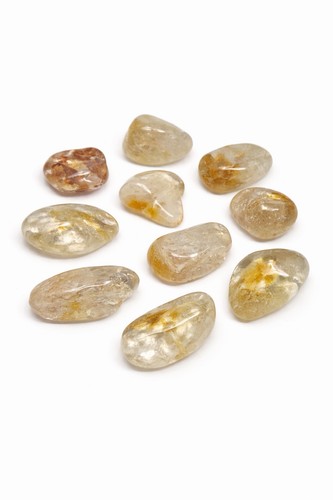 Citrine crystal stones - set, of