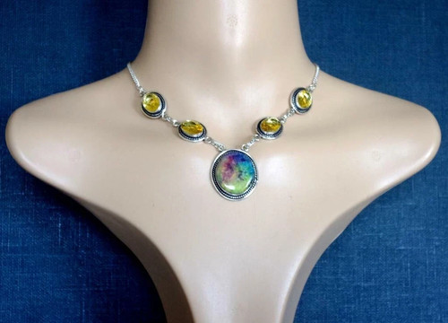 Handmade agate citrine - agate,