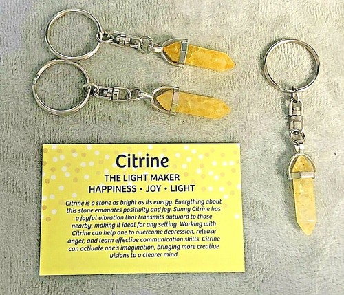 Citrine point wand stone - citrine,