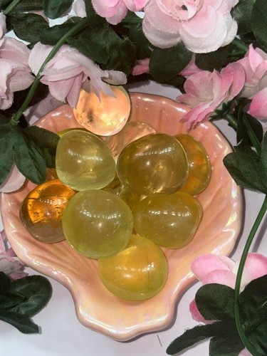 Brazilian citrine tumble - brazilian,