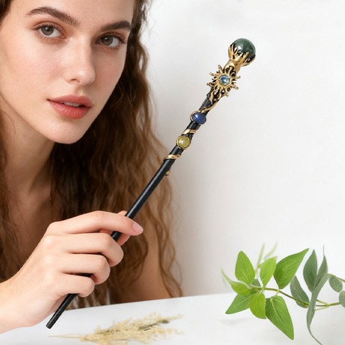 Amethyst crystal magic wand - amethyst,