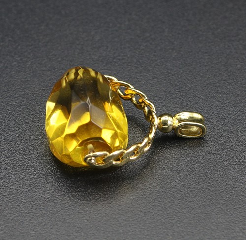 Gold plated citrine - gold,