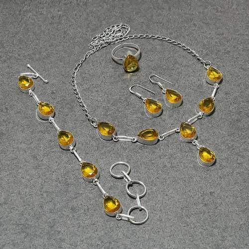 Faceted citrine pear shape - pear,