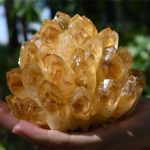 Natural raw citrine quartz - natural,