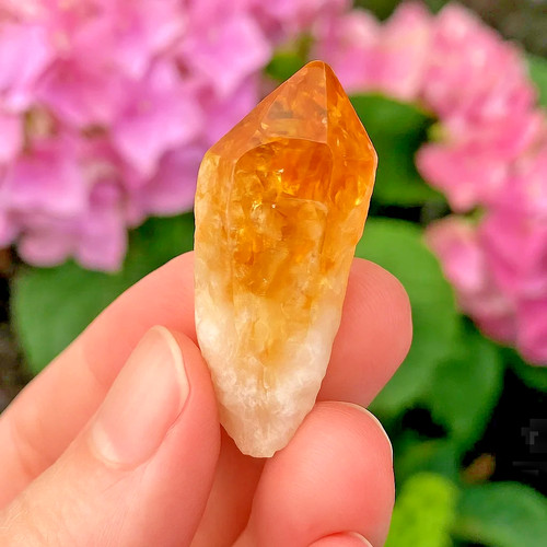 Natural raw citrine stone - natural,
