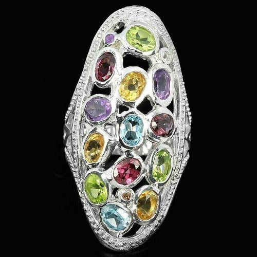 Silver ring mixed genuine - mixed,