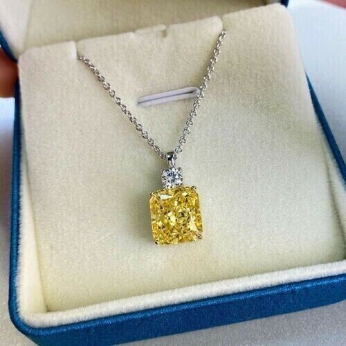 Cushion cut citrine lab - cut, &