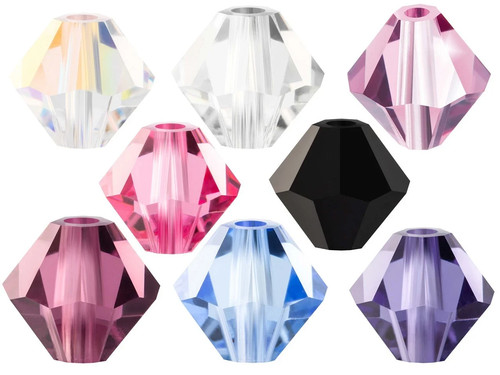 Preciosa crystal beads - crystal,